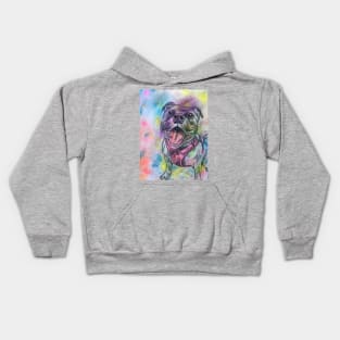 Staffordshire Bull Terrier Rainbow Kids Hoodie